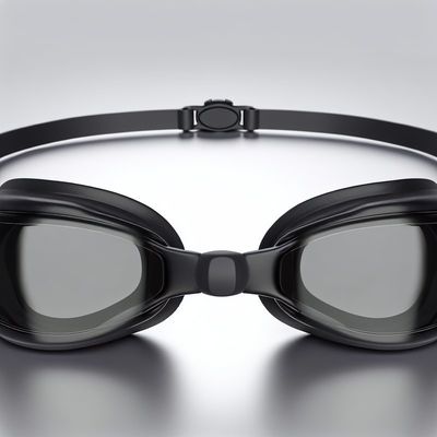 Black Anti Fog Swimming Goggles with UV Protection