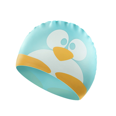 Tear Resistance Children Waterproof Swim Cap For Short Hair