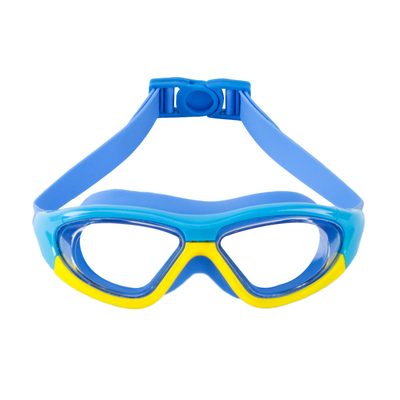3D Double Sealed Silicone Frame Wide View Swimming Goggles For Kids