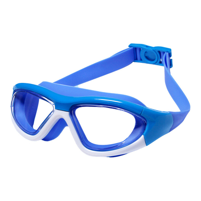 3D Double Sealed Silicone Frame Wide View Swimming Goggles For Kids
