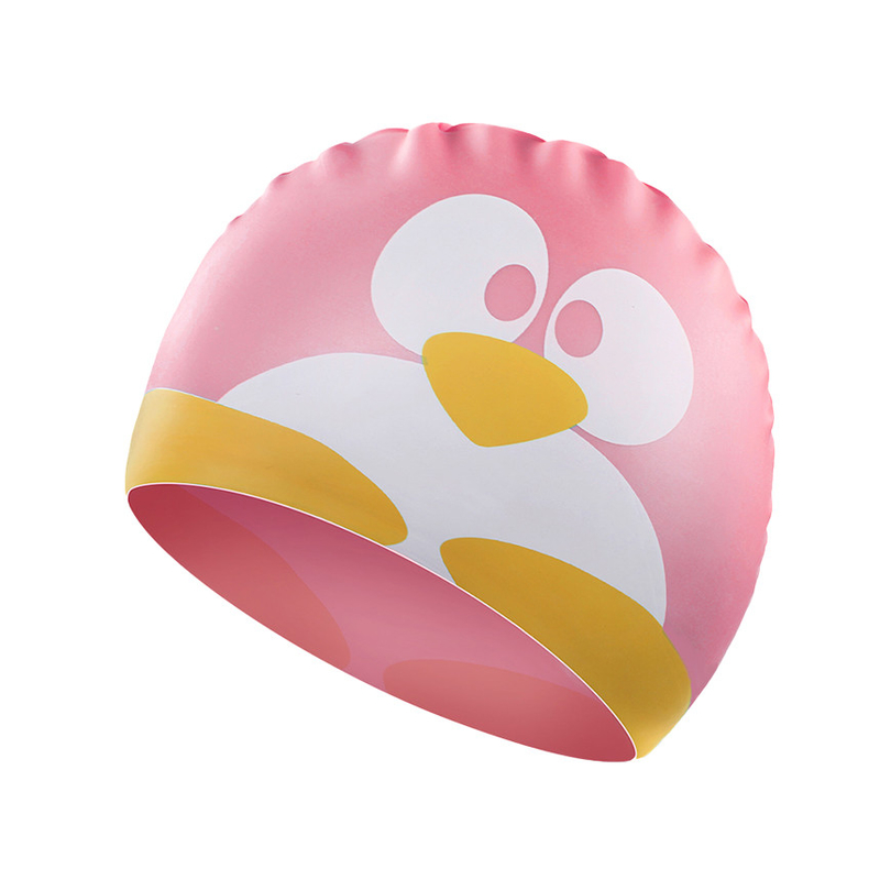Tear Resistance Children Waterproof Swim Cap For Short Hair