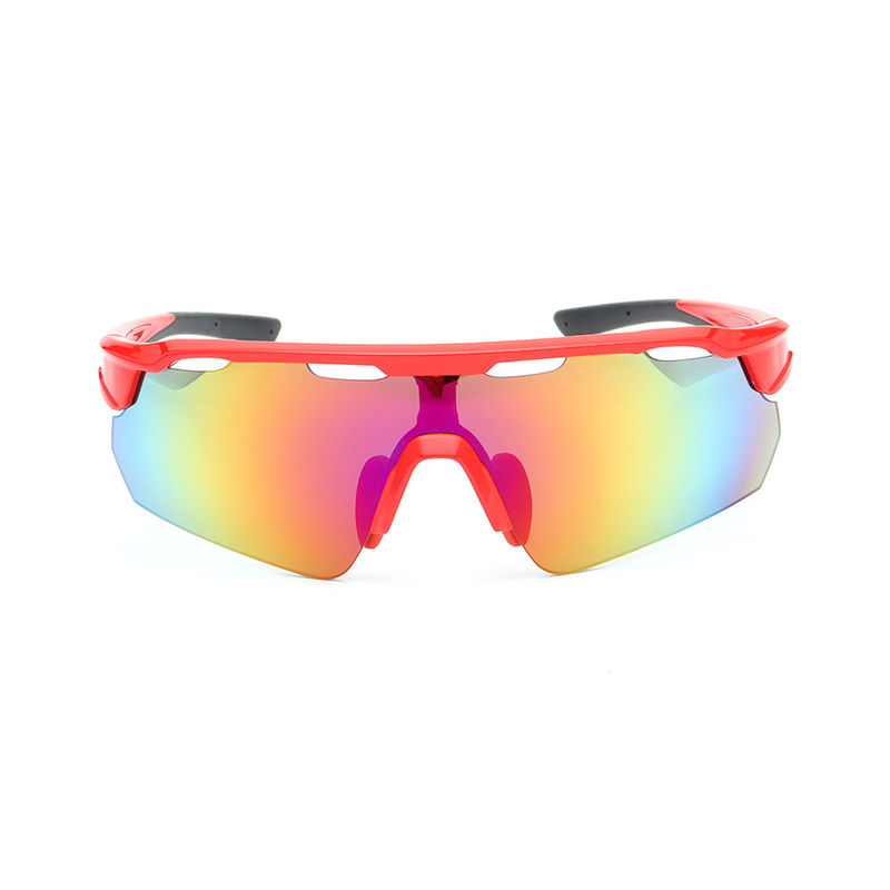 Cycling Custom Polarized Sport Sunglasses Impact Resistant For Men Women